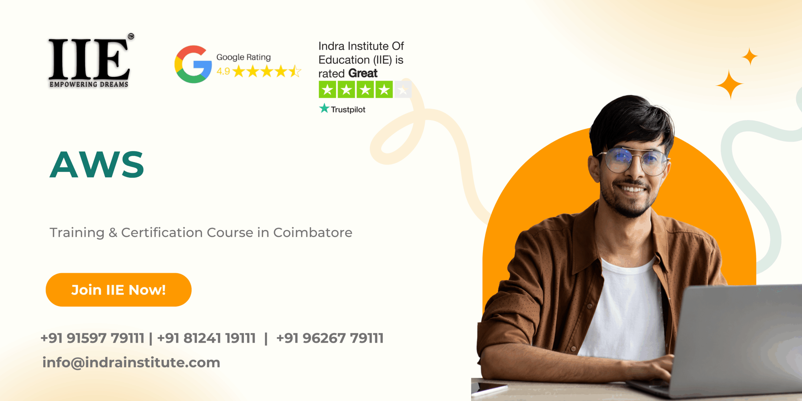 AWS DevOps Training & Certification Course at Indra Institute of Education (IIE), Coimbatore
