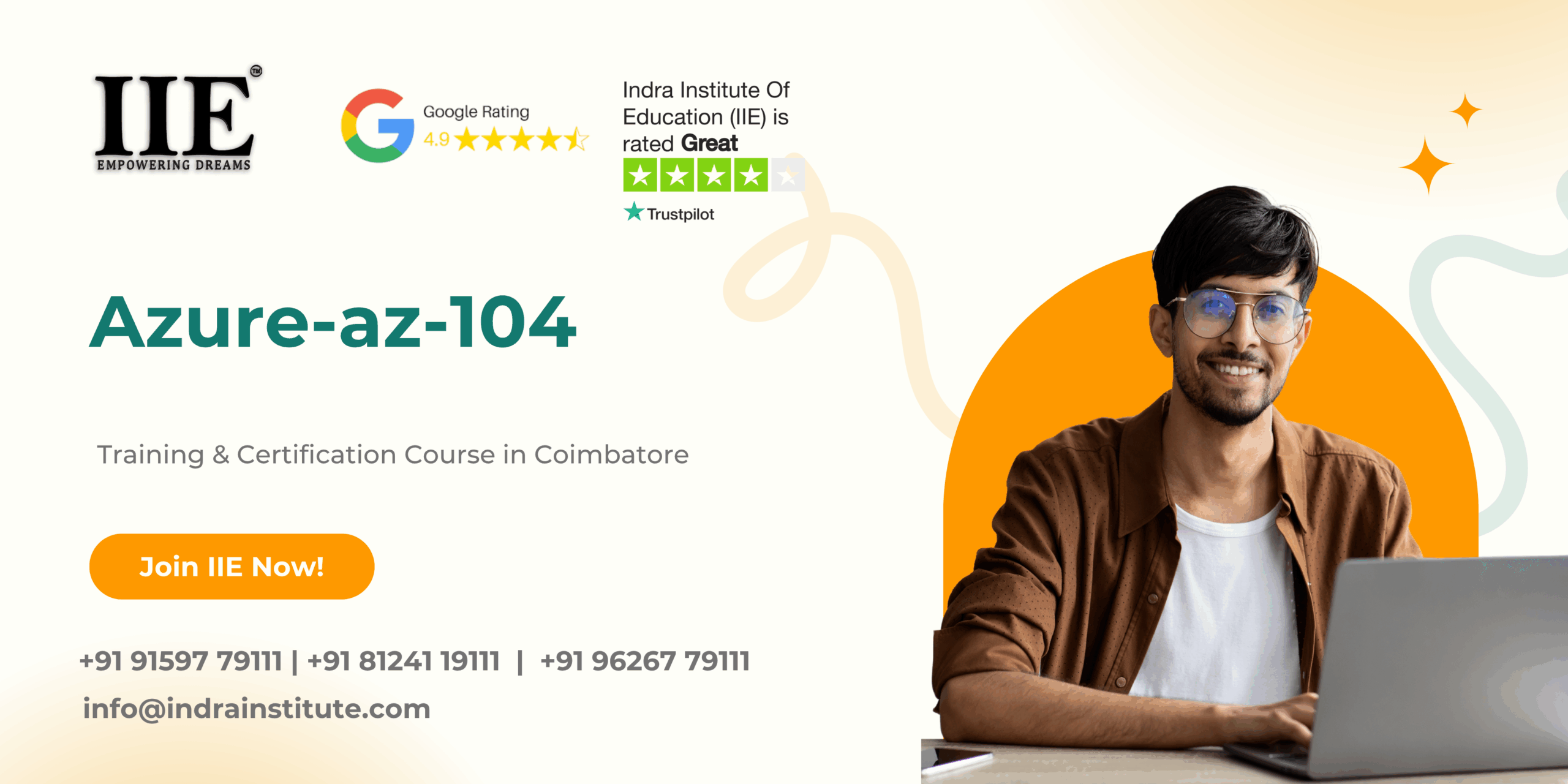 Azure AZ-104 Training & Certification Course at Indra Institute of Education in Coimbatore.