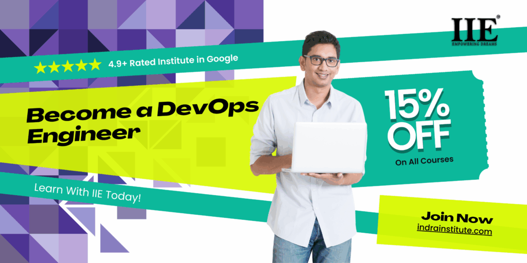 IIE offers a highly rated DevOps Engineer course designed to help learners master automation, CI/CD pipelines, cloud integration, and modern DevOps tools. With a 4.9+ Google rating and 15% discount on all courses, IIE empowers students and professionals to build successful IT careers. Join IIE today to become an industry-ready DevOps Engineer.”