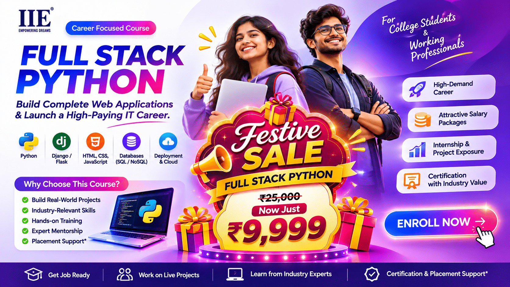 Festive Sale Full Stack Python Offer at ₹9,999